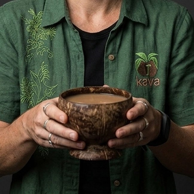 Interior of a modern kava bar